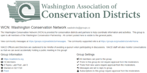 Washington Conservation Network