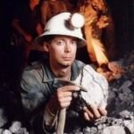 Tom in Golden Promise Mine 1980