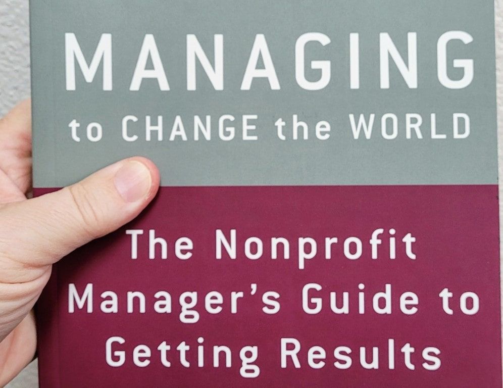 managing to change the world book